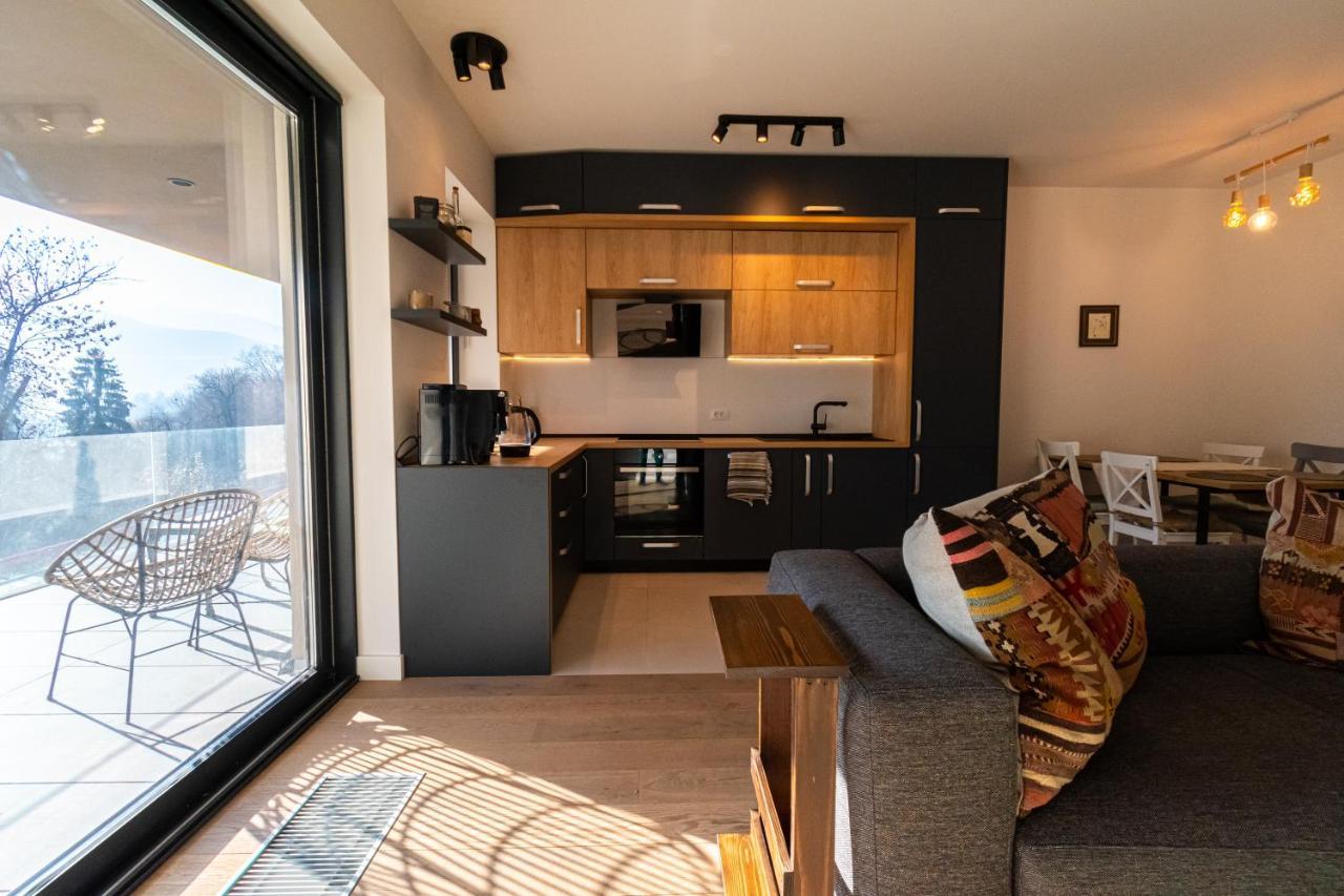 Mirador Bohemian Apt With Views Over Old Town And Tampa Mountain, Near Poiana 布拉索夫 外观 照片
